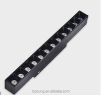 Rail magnétique ultra-fin, éclairage magnétique DC 8W, spots linéaires encastrés au plafond