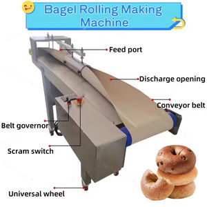 Machine de moulage automatique de bagels à beignets Machine de façonnage de bagels à beignets Machine de distribution automatique de bagels à beignets Ligne de production - Product Image 2