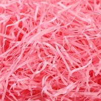 Papier de remplissage d'emballage déchiqueté de papier froissé de coupe de recyclage coloré pour le papier de remplissage de raphia de boîte-cadeau