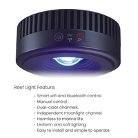 Lumière LED pour aquarium à spectre complet Jebao série MRL pour réservoirs de récifs coralliens, construction en acier inoxydable, économie d'énergie, Ultra Box