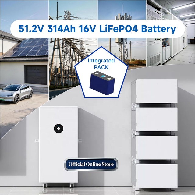 Deye ESS SE-F16 Max Built-in BMS 314Ah Lifepo4 IP65 Energy Storagy Solar Batteries 51.2V Lithium-ion Cell