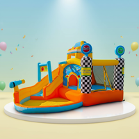 Château gonflable pour enfants avec toboggan, idéal pour les activités sportives en plein air – Nouveauté très demandée