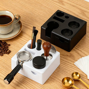 Caja de Almacenamiento Multifuncional para Utensilios de Café ABS, Prensa de Polvo para Tela de Escritorio, Soporte Universal Ajustable de 51/58 mm - Product Image 2