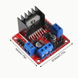 Module de carte de commande de moteur pas à pas DC double pont en H L298N, accessoires pour robot intelligent L298N - Product Image 4