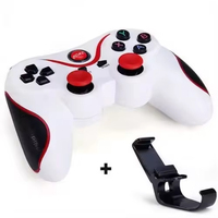 Manette de jeu sans fil BT3.0 T3 X3 pour Xbox 360, manette pour PS3, tablette, TV, Mando, Manette avec support