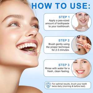 Pasta Dental OEM V34 con 9.9% de Hidroxiapatita para una Protección Avanzada del Esmalte, Apta para Dientes Sensibles, Fórmula Suave y Efectiva - Product Image 6