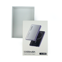 Shenzhen personnalisé imprimé banque de puissance blanc carton boîte de papier tiroir coulissant boîte-cadeau pour boîte de pakcgaing électronique avec manchon