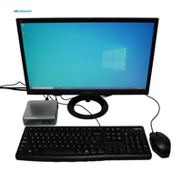Qotom Latest Computer Desktop Mini PC Dual HD Office Home USE Gaming Mini PC Portable Desktop Computer PC