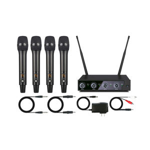 UHF <b>Wireless</b> Handheld <b>Microphone</b> System with XLR Connector Metal Material for KTV Home Karaoke Stage Performance Conferences - Product Image 6