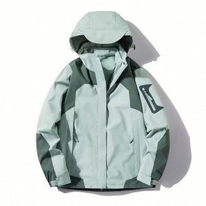 Design High Quality Embroidery Jacket Leather Oem Customization Print Mesh Water Proof Zipper Jacket Fashion - Product Image 4