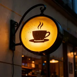 Boîte à lumière LED rectangulaire suspendue, boîte à lumière LED publicitaire décorative pour magasin et affichage commercial - Product Image 6