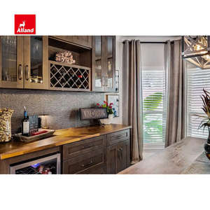 אלנדגרופ שיפוץ חלקי עץ מייפל ריהוט מלא קצה גבוהה מלא שייקר ארון מטבח שייקר עם ארונות קיר - Product Image 6