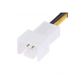 Kabel kipas pendingin komputer, 12V * 2/5V * 2 kabel 4Pin Molex ke 3Pin konektor adaptor casing komputer tali pengaman - Product Image 6