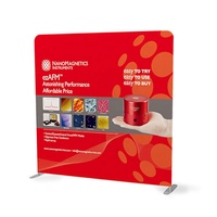Support de tension pour affichage pop-up, cadre en alliage d'aluminium, toile de fond portable étanche pour événements, impression personnalisée, tissu tendu pour exposition photo