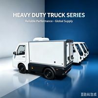 Camion frigorifique électrique Runhorse L7e EEC, autonomie 201-300 km, puissance 50 kW, véhicules à énergie nouvelle pour les services logistiques