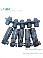 Prise de câble d'alimentation IP67 haute tension 8mm Contact 120A prise de stockage de batterie connecteur de prise de cosse de barre omnibus