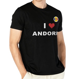 T-shirt léger et respirant pour supporters d'<span class=keywords><strong>Andorre</strong></span>, idéal pour les rassemblements et les matchs en plein air cet été – Promotion - Product Image 2