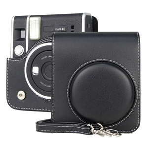 Usine directe caméra complète rétro sac en cuir PU avec sangle pour FUJIFILM <span class=keywords><strong>Instax</strong></span> <span class=keywords><strong>Mini</strong></span> <span class=keywords><strong>40</strong></span> - Product Image 1