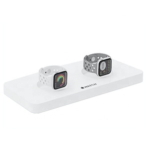 ที่ตั้งโชว์นาฬิกา <span class=keywords><strong>Apple</strong></span> Store พร้อมอุปกรณ์เตือนภัยขาตั้งโชว์นาฬิกาอัจฉริยะสีขาวผิวด้าน - Product Image 1
