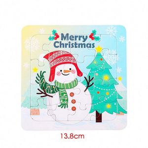 Rompecabezas Navideño para Niños, Rompecabezas de Papel Hecho a Mano con Diseño de Papá Noel, Mini Rompecabezas para Primaria - Product Image 6