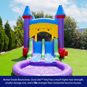 Castillo Inflable Personalizado para Niños, Casa <span class=keywords><strong>de</strong></span> Juegos, Parque <span class=keywords><strong>de</strong></span> Diversiones, <span class=keywords><strong>Alquiler</strong></span> para Fiestas, Trampolín Inflable <span class=keywords><strong>con</strong></span> Tobogán y <span class=keywords><strong>Piscina</strong></span> - Product Image 2