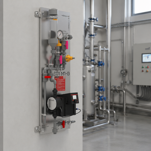 Sistema de Bomba Dosificadora de Productos Químicos de Acero Inoxidable Montado en Pared, Bomba Dosificadora de Diafragma de Fácil Instalación para Tratamiento de Agua con Cloro - Product Image 5