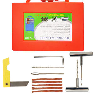 Kit de réparation de pneus de voiture, outil de réparation de pneus, ensemble d'outils de réparation de pneus de moto, outil de réparation de crevaison, accessoires de garage pour voitures - Product Image 2