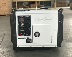 เครื่องกำเนิดไฟฟ้าดีเซล 6KW คุณภาพดี ราคาสุดคุ้มจากซัพพลายเออร์จีน เงียบพิเศษ เครื่องยนต์สูบเดียว ขายดี - Product Image 1