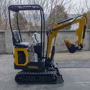 Mini pelle sur chenilles Lander de 1 tonne Machines de terrassement de construction à petite échelle Moteur <span class=keywords><strong>Kooper</strong></span> à haut rendement de 1 an - Product Image 3