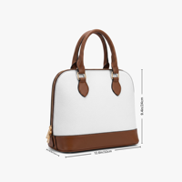 Tas Selempang Wanita Motif Geometris Suku Samoa Kepulauan Pasifik, Bahan Kulit Sintetis, Ritsleting, Pegangan Atas, Model Satchel