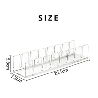 Support de rangement pour casquettes de baseball en acrylique transparent, support de rangement haute transparence, pratique pour le rangement et la présentation visuelle