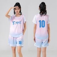 Maillot de basketball personnalisé vierge pour femme, 100 % polyester respirant à séchage rapide, uniforme d'équipe féminin, design en gros