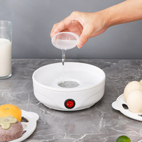 Cuiseur à œufs électrique automatique compact pour la maison, cuiseur vapeur multifonction double couche, arrêt automatique, fonctionnement silencieux, pour la cuisine
