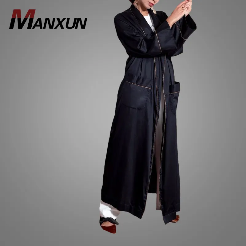 Arabic Abaya Burqa Dongguan Manxun Supplier Fashion Wholesale Casual Dress Jubah Abaya For Women