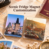 Aimants de réfrigérateur personnalisés en acrylique de Londres, Big Ben, Tower Bridge, vente en gros, fabricant OEM, fournisseur d'usine, souvenirs de voyage, cadeaux, pack