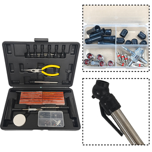 Juego de 93 piezas de herramientas de reparación rápida de neumáticos para automóviles y motocicletas - Product Image 2