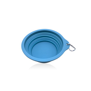 350ML di Silicone portatile per cani da compagnia ciotole d'acqua per viaggiare in campeggio pieghevole che cammina all'aperto per l'alimentazione di animali domestici ciotola per piatti pieghevoli - Product Image 6