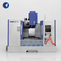 Centre d'usinage vertical CNC VMC1270, machine de fraisage de précision pour l'industrie de la fabrication de moules