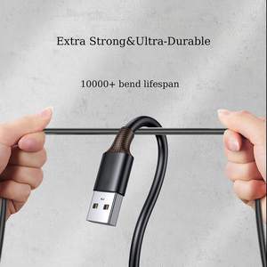 SYONG USB-A charge rapide 2.0 cordon Micro B câble de charge Micro USB Compatible Samsung pour Nokia anciens téléphones Android lecteurs <span class=keywords><strong>MP3</strong></span> - Product Image 6