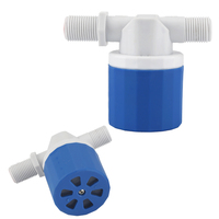 Commutateur de contrôle de niveau de liquide de réservoir à bille en plastique personnalisable de 3/4 ''vanne à flotteur de contrôle de niveau d'eau manuelle pour tour de refroidissement OEM