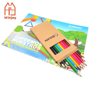 Libro para Colorear A4 al por Mayor y Juego de 12 Lápices de Colores, Cuaderno Personalizado con Lápices de Colores de Primera Calidad - Product Image 1