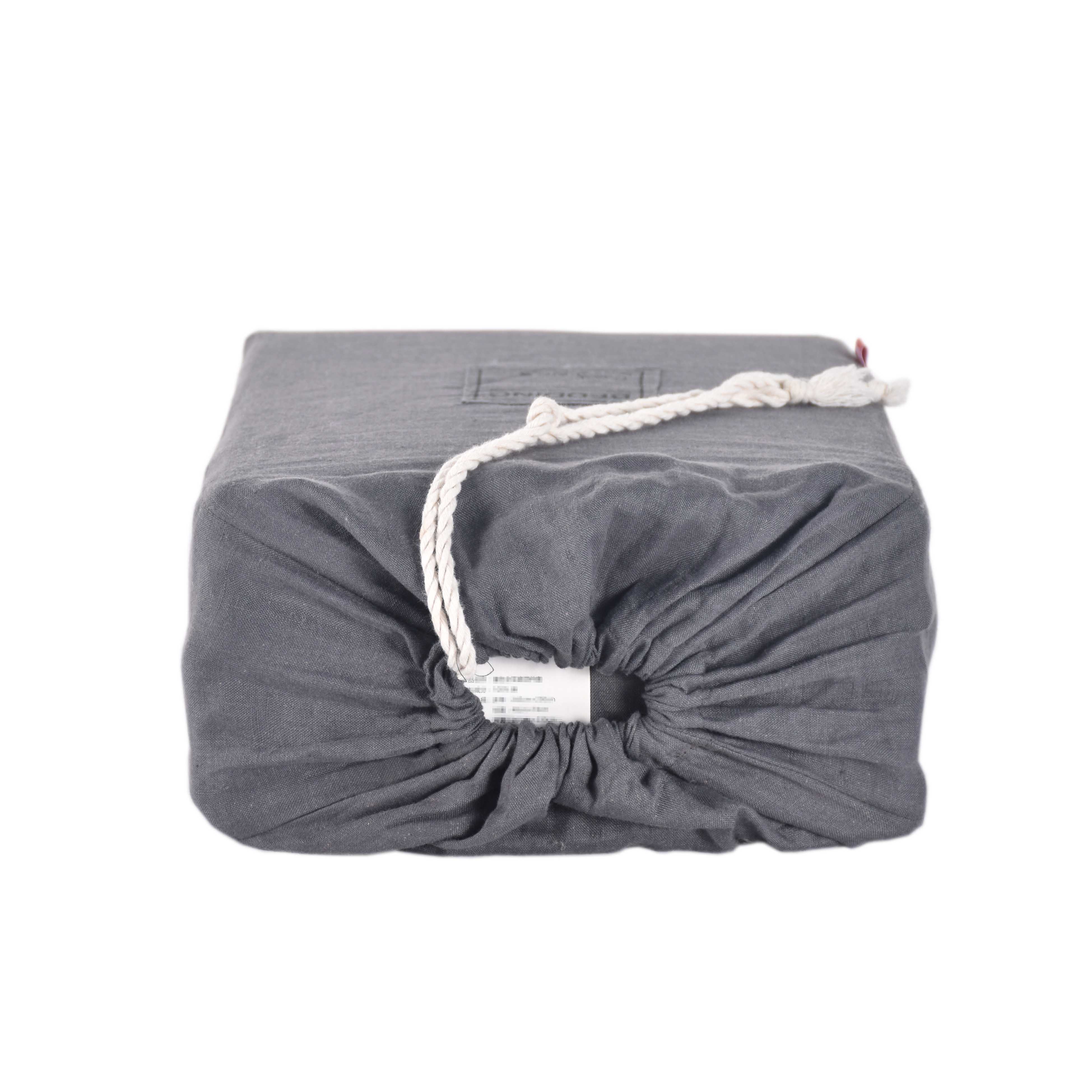 linen drawstring bag