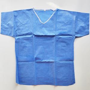 ชุดผ่าตัดผ้าใยสังเคราะห์สำหรับผู้ชายและผู้หญิงชุดขัดแบบใช้แล้วทิ้งคอกลม <span class=keywords><strong>spp</strong></span>/sms - Product Image 3