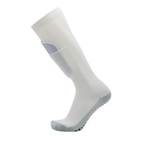 Chaussettes de football professionnelles avec poche pour protège-tibias, compression dégradée, impression silicone, personnalisables, chaussettes de sport de football OEM ODM