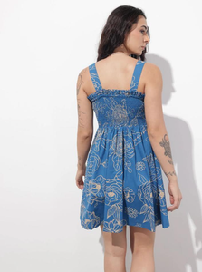 Vestido Mini de Popelina de Algodón con Tirantes para Mujer, Verano, Casual, Sin Mangas, Ligero, Transpirable, Cómodo, Elegante y a la Moda - Product Image 5