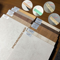 MDF Synchronisé en Bois de Qualité Supérieure, MOQ Flexible, Livraison Rapide, Support pour Échantillons Importants, Nouveaux Designs Disponibles