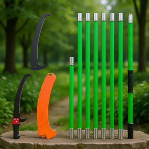 Sécateur télescopique manuel 3,87-27 pieds, lame en acier 65Mn pour l'élagage des arbres, outils de jardinage - Product Image 2