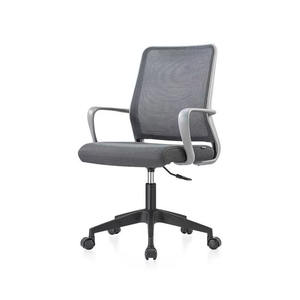 Chaise de bureau moderne pivotante réglable en hauteur, accoudoir fixe personnalisé en tissu mousse PP PU Nylon pour la maison et le bureau - Product Image 6