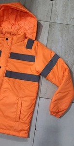 Chaqueta de Trabajo de Mezcla de Algodón Resistente para Empleados de Ferrocarril, Estilo Ferrocarrilero Indio, en Oferta, Segura y Cómoda - Product Image 4