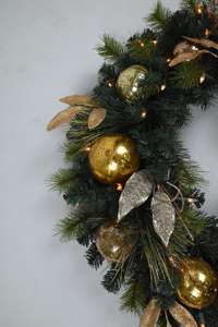 Guirlandes de Noël personnalisées en PVC, décorations festives de Noël, guirlandes artificielles décoratives pour porte - Product Image 5